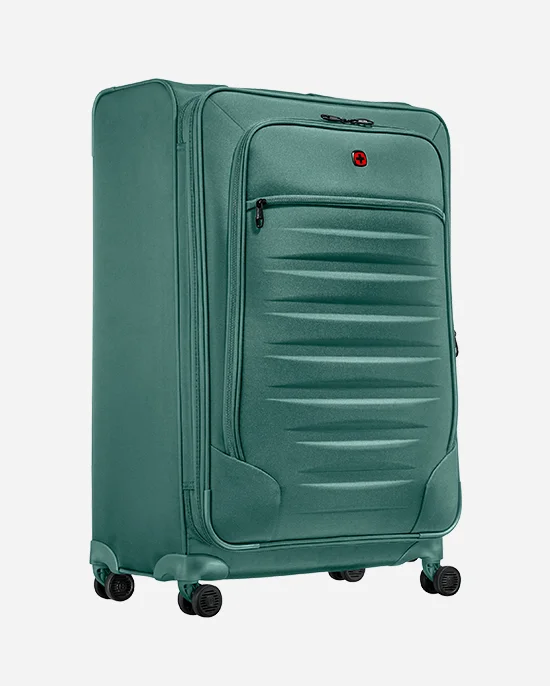 فيجنر Checklite II 80 Cm 4-Double Wheeled Expandable Softside Check-In Luggage Trolley -Green